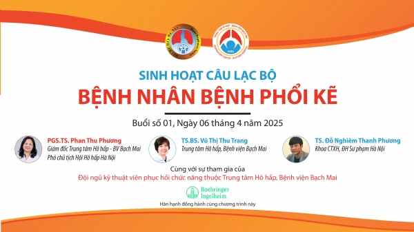 Sinh hoạt câu lạc bộ bệnh phổi kẽ số 01 - 2025