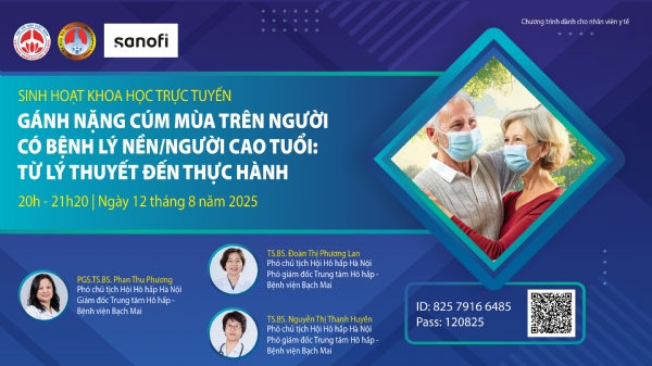 2025 - GÁNH NẶNG CÚM MÙA TRÊN NGƯỜI CÓ BỆNH LÝ NỀN/NGƯỜI CAO TUỔI: TỪ LÝ THUYẾT ĐẾN THỰC HÀNH